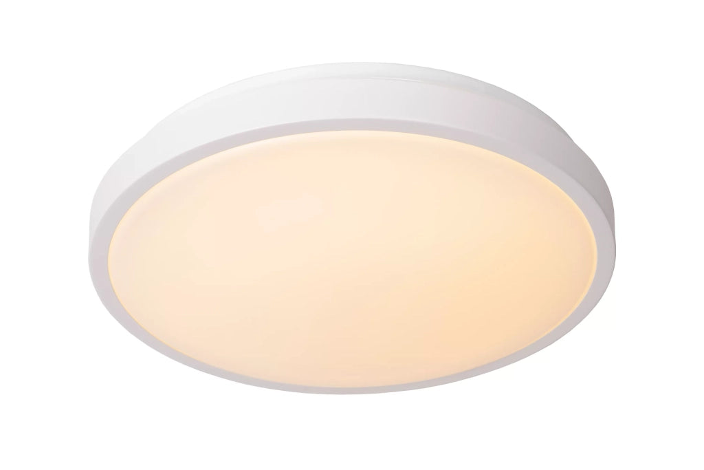 Plafoniera bagno Lucide Dasher LED 18W bianca 34,8cm