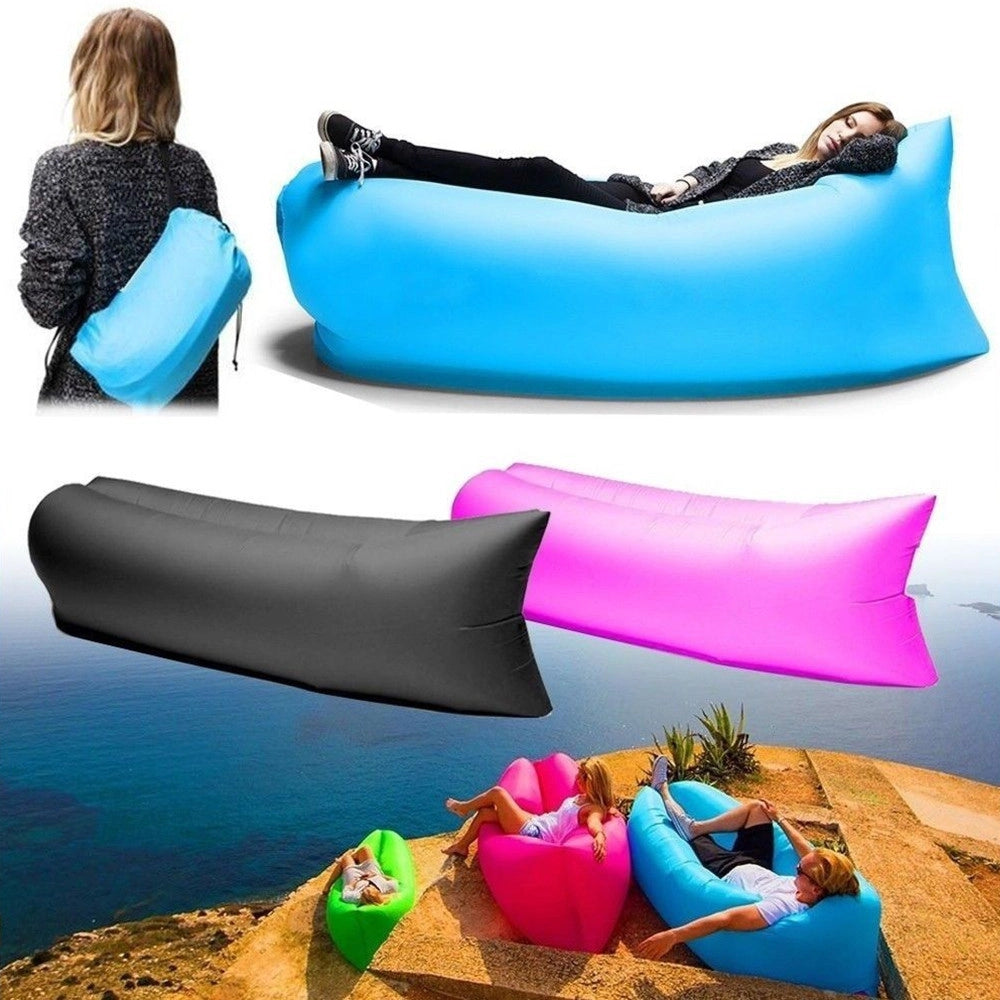 Trade Shop - Sofa Sacco Gonfiabile Materassino Spiaggia Aria Relax Piscina Divano Amaca Pouf -