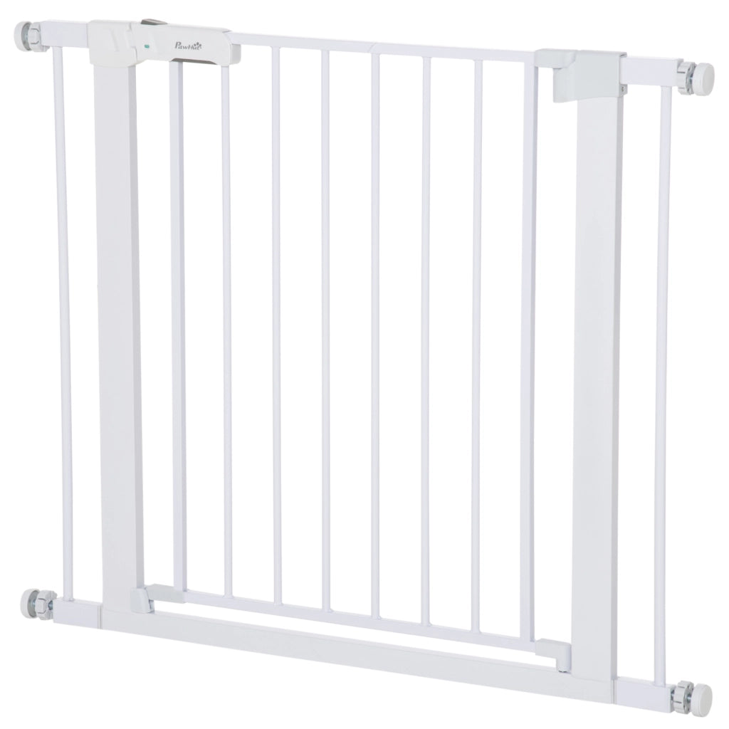 Cancello per cani estensibile ¨C Minimal ¨C 76x97 cm bianco metallo
