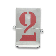 STAMPINI TRAFORATI 10 NUMERI DA 100 MM
