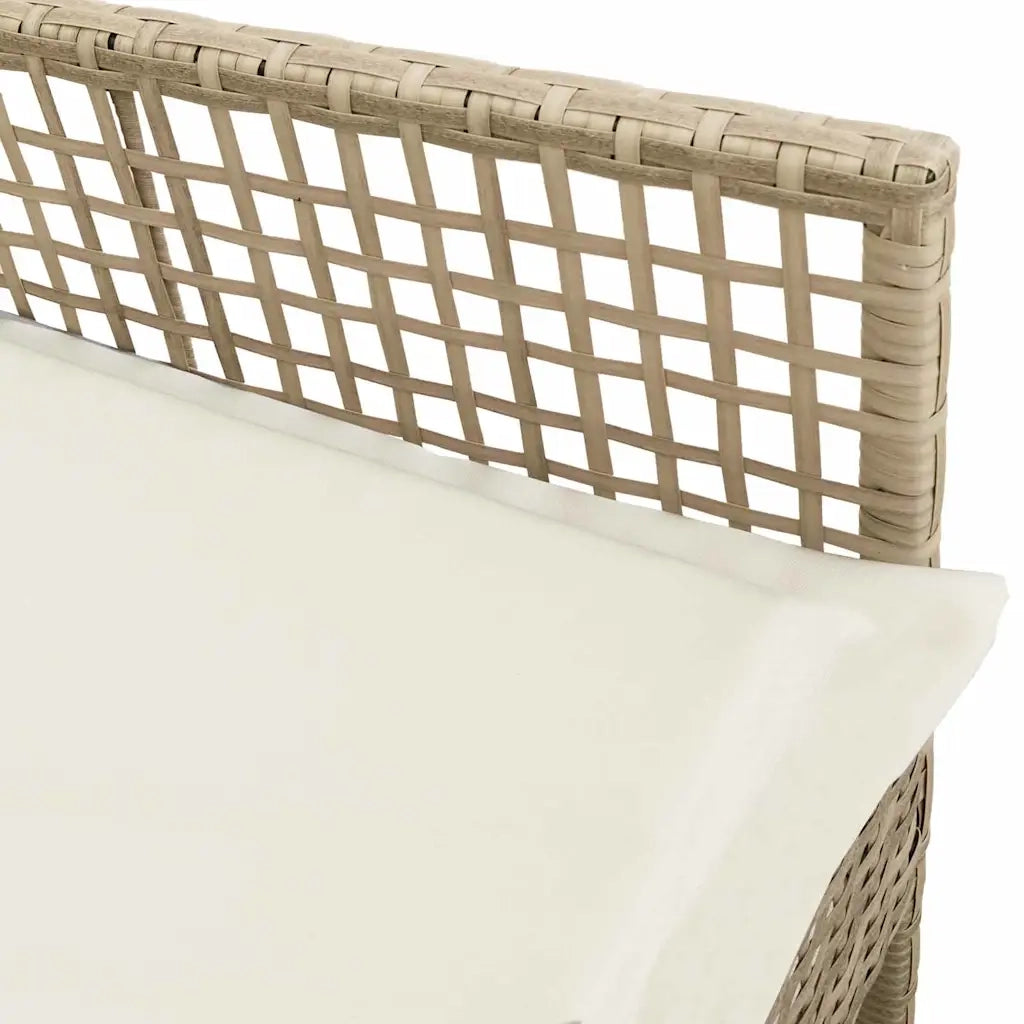Sedia da Giardino 2 pcs Beige 55 x 53 x 85 cm polyrattan 42003449
