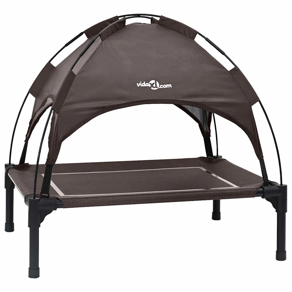 Letto per Cani Marrone 71 x 64 x 71 cm Acciaio CFW2476578