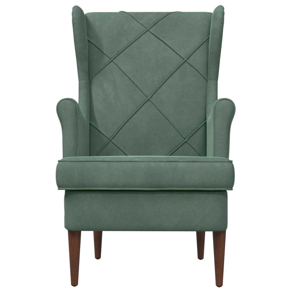 Poltrona Verde Mare Velluto 42029905