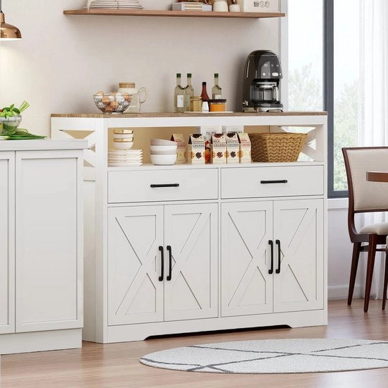 Dresser con porte e cassetto, buffet, commode a muro, per camera da letto
