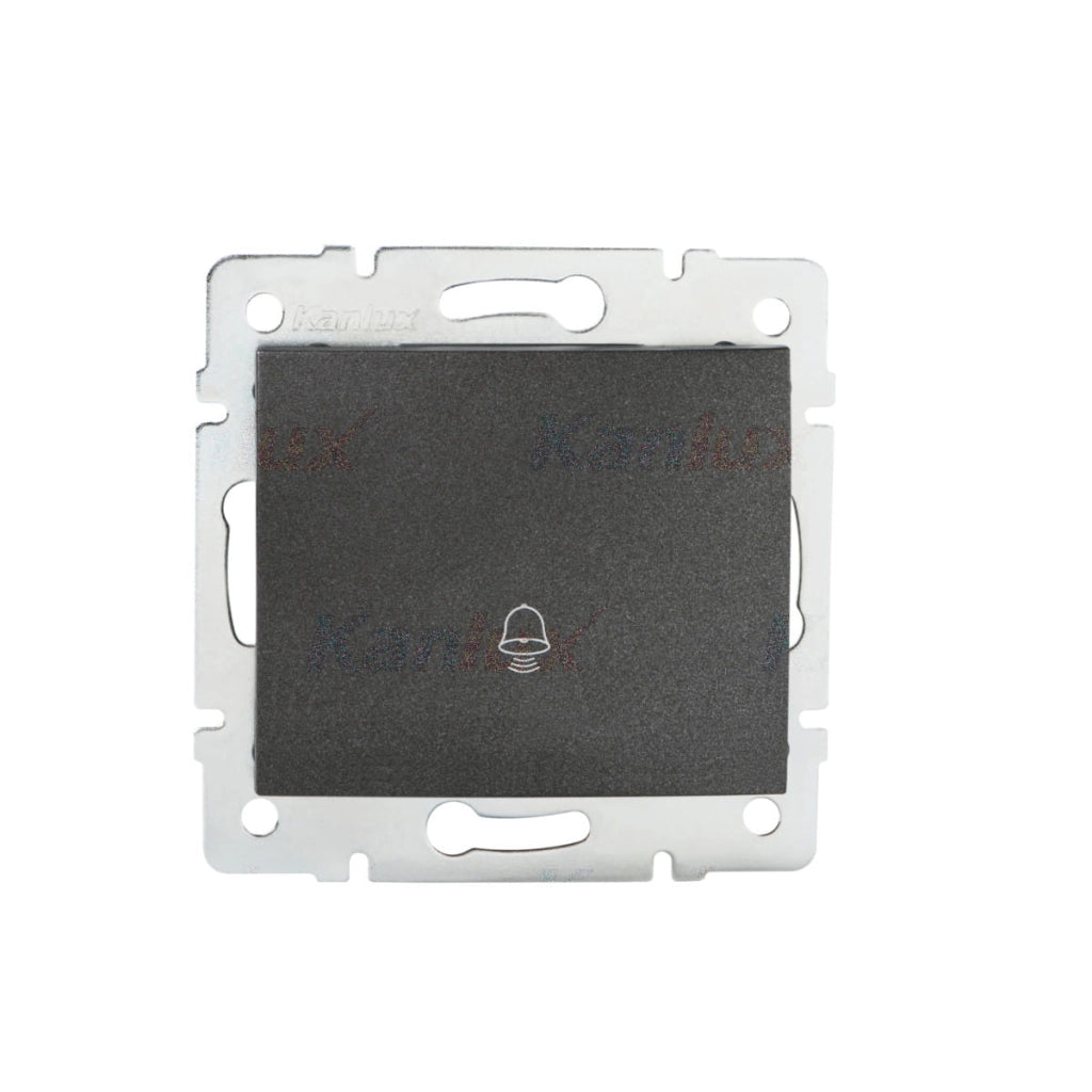 Pulsante campanello illuminato LOGI grafite Kanlux 25249