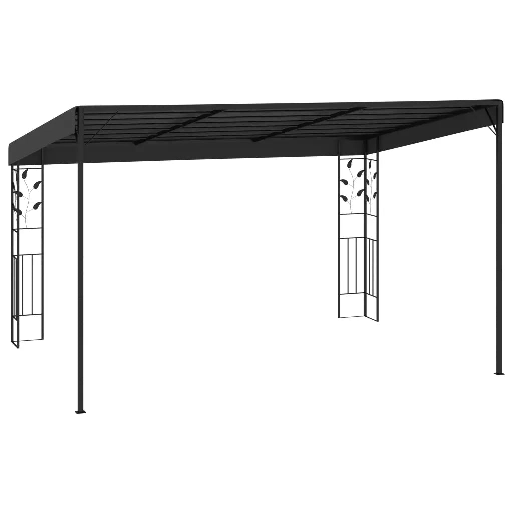 Gazebo | Pergolato a Parete 4x3x2,5 m Antracite
