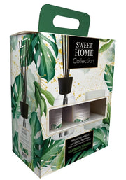 Set Diffusore Profumo Idea Regalo 100 ml + Candela 120 gr Gelsomino