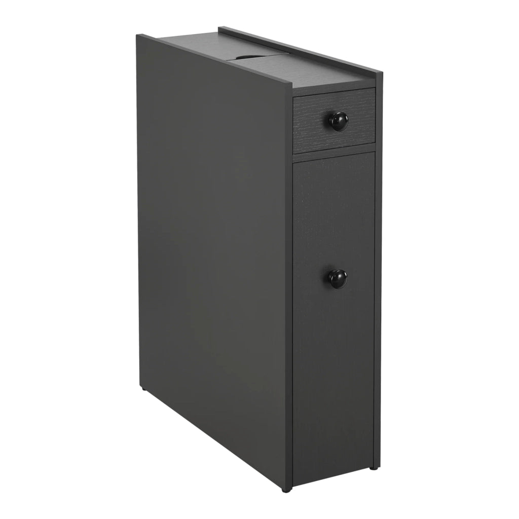 Mobile lavabo da bagno con 2 cassetti 58 x 16 x 48 cm grigio scuro 03_0007665