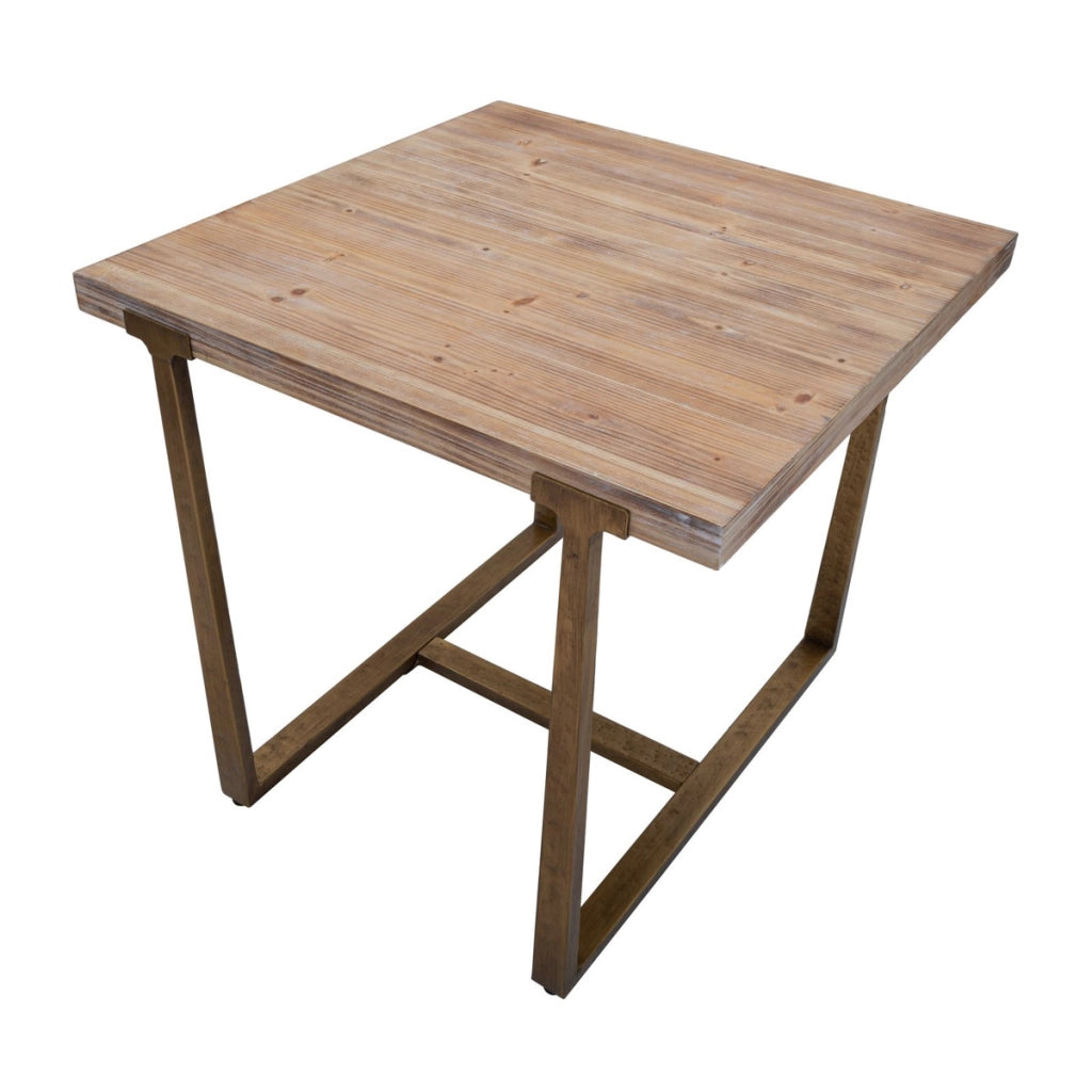 Tavolo VKH577, Marrone, MDF, 80x80x76 cm