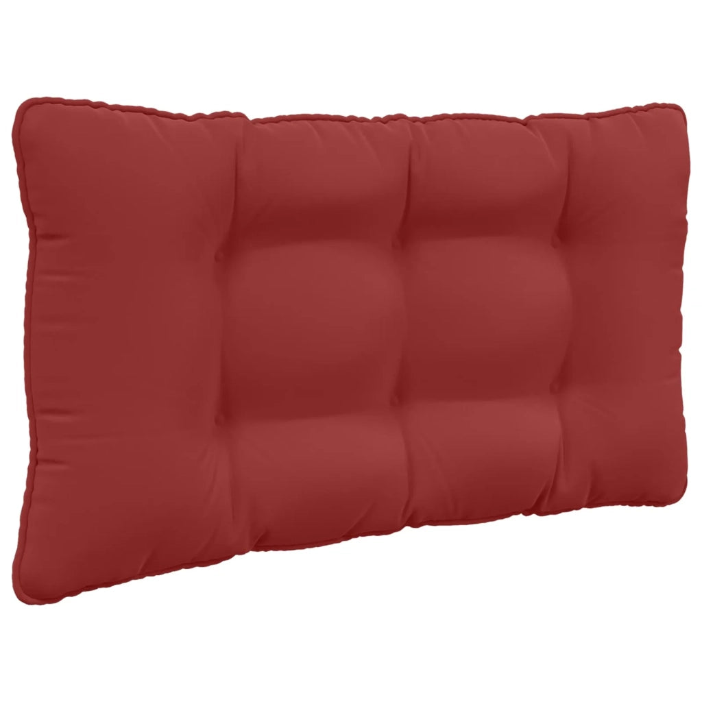 Cuscino per divano da esterno 2 pcs Rosso vino Poliestere 900906