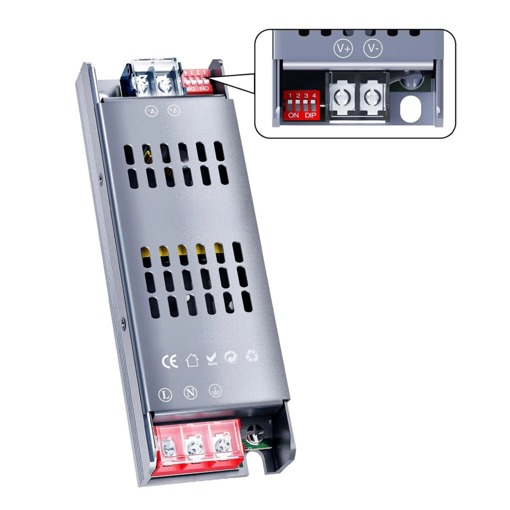 Trasformatore Alimentatore LED 100W DC 12V AC 220-240V IP20