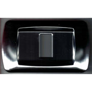 Trade Shop - Placchette Placche In Abs Serie Magic Bticino Compatibili Placca Copriprese Fori - Cromo -2 Fori     -