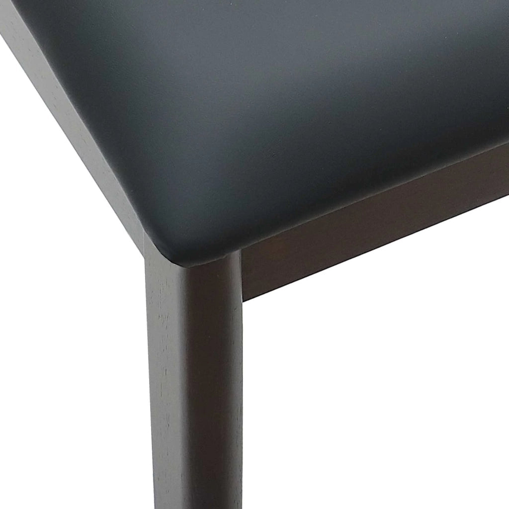 Sedia da pranzo 2 pcs Marrone chiaro e nero 42020403