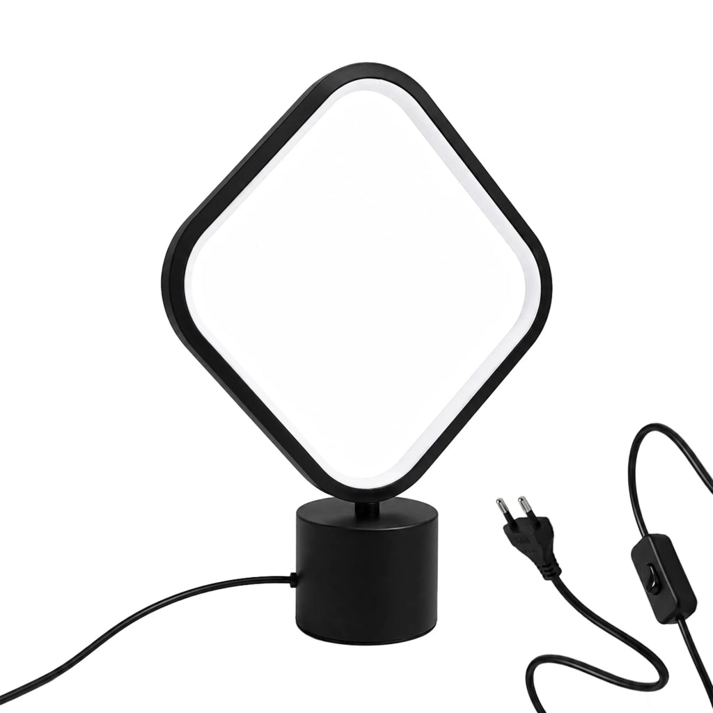 Lampada Da Comodino A Led Lhj124-t Nera
