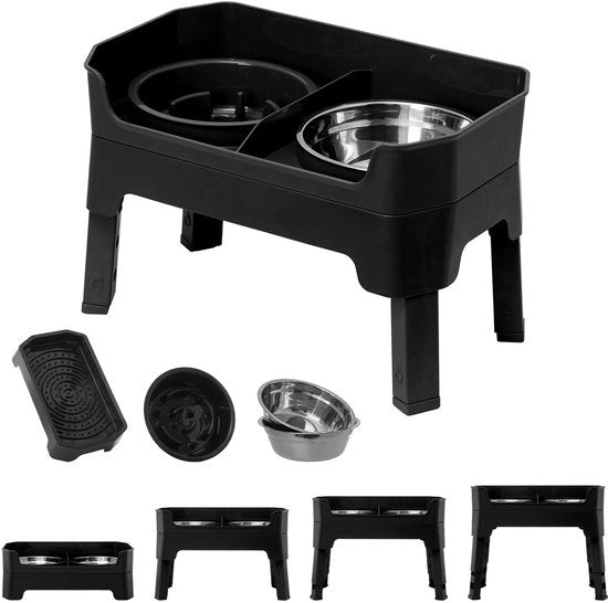Hondetti con base antiscivolo - 4-in-1 - Altezza regolabile