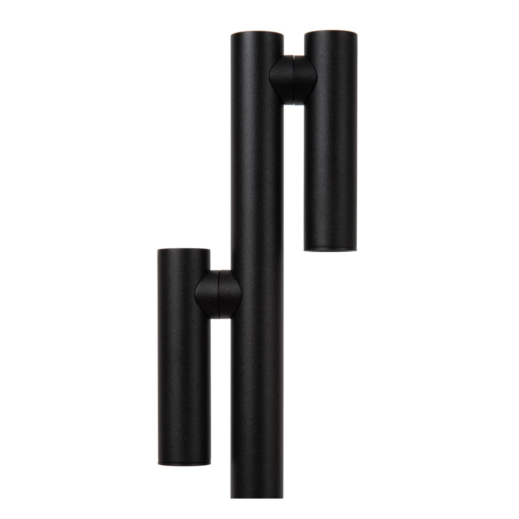 Lampada da terra nera 2 faretti LED IP54 ANTRIM Lucide