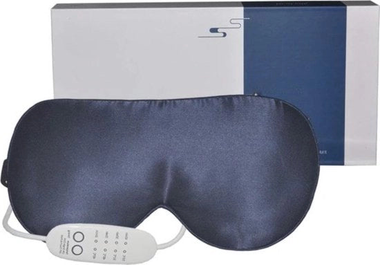 Oogmasker riscaldante - Blu marino - Per occhi secchi e relaxanti