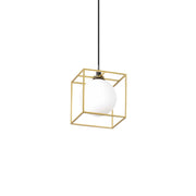 Lampada A Sospensione Lingotto Sp1 Ottone Ideal-Lux