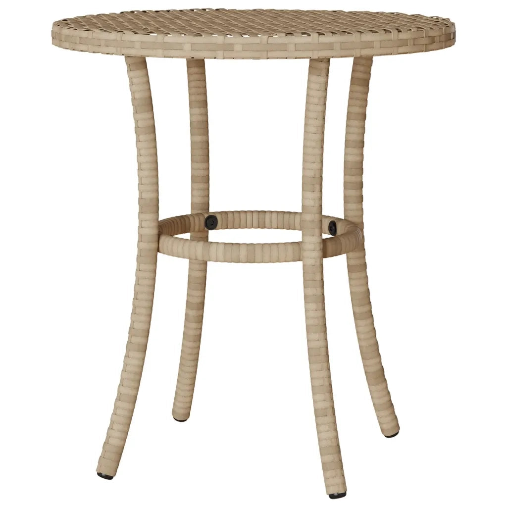 Set da Bistrò 3 pz con Cuscini Beige in Polyrattan 365228