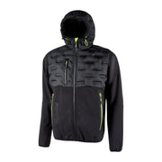 U-POWER GIACCONE SPOCK NERO-GIALLO TAGLIA XL