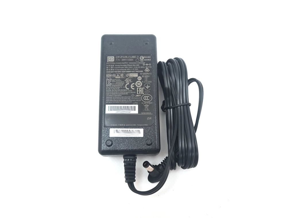 Alimentatore Originale Cisco 48V 0,38A 18W modello CP-PWR-CUBE-3 Power Cube 3 per Telefoni IP Serie 6900 7800 7900 moduli espansione o similari