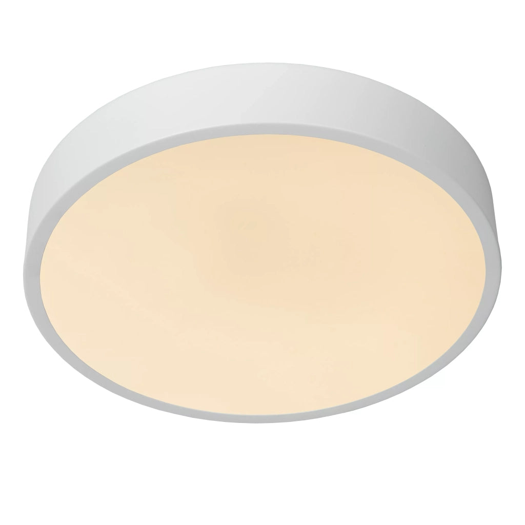 Plafoniera LED rotonda 30cm 18W bianca Lucide UNAR