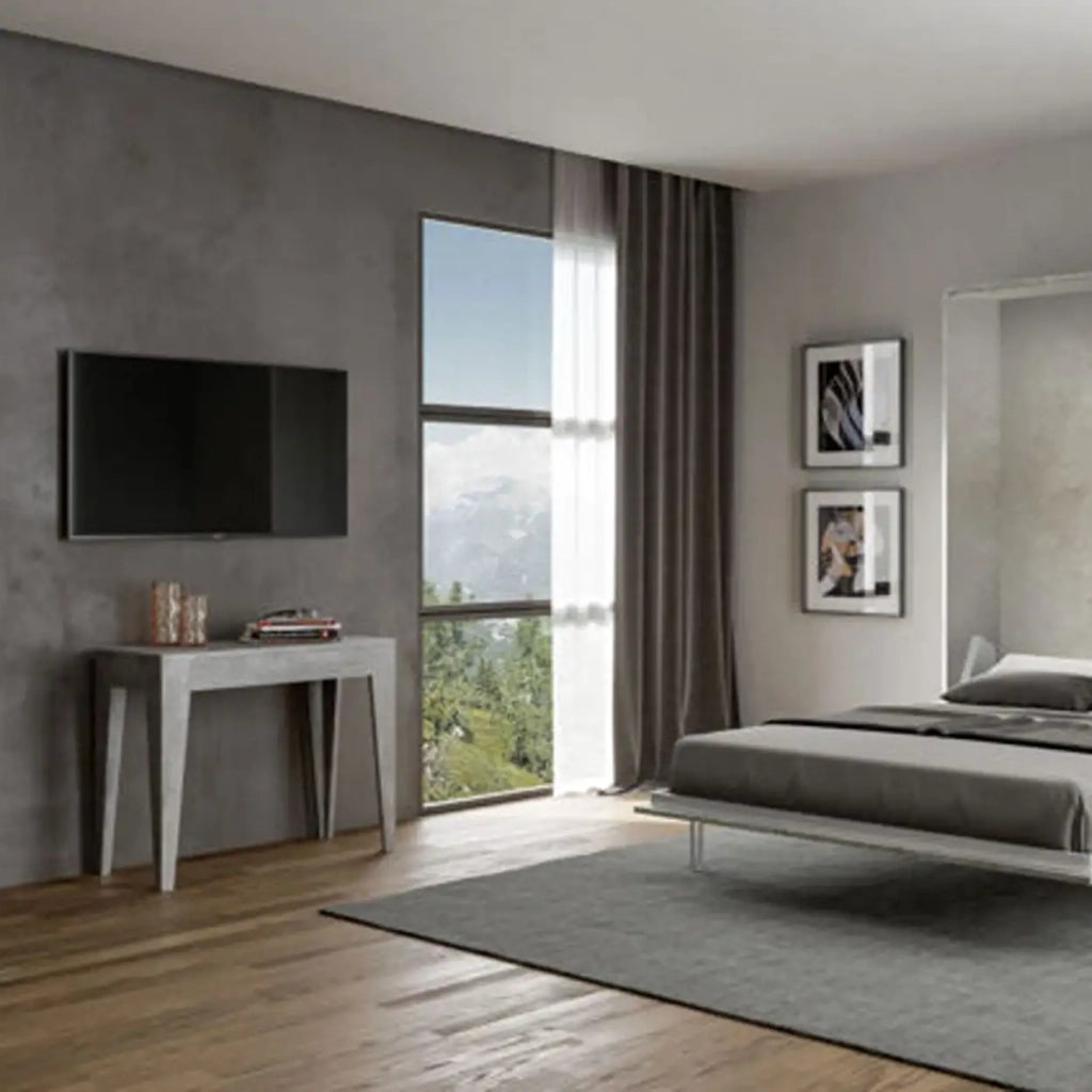 Letto matrimoniale a scomparsa 160 Kentaro cashmere