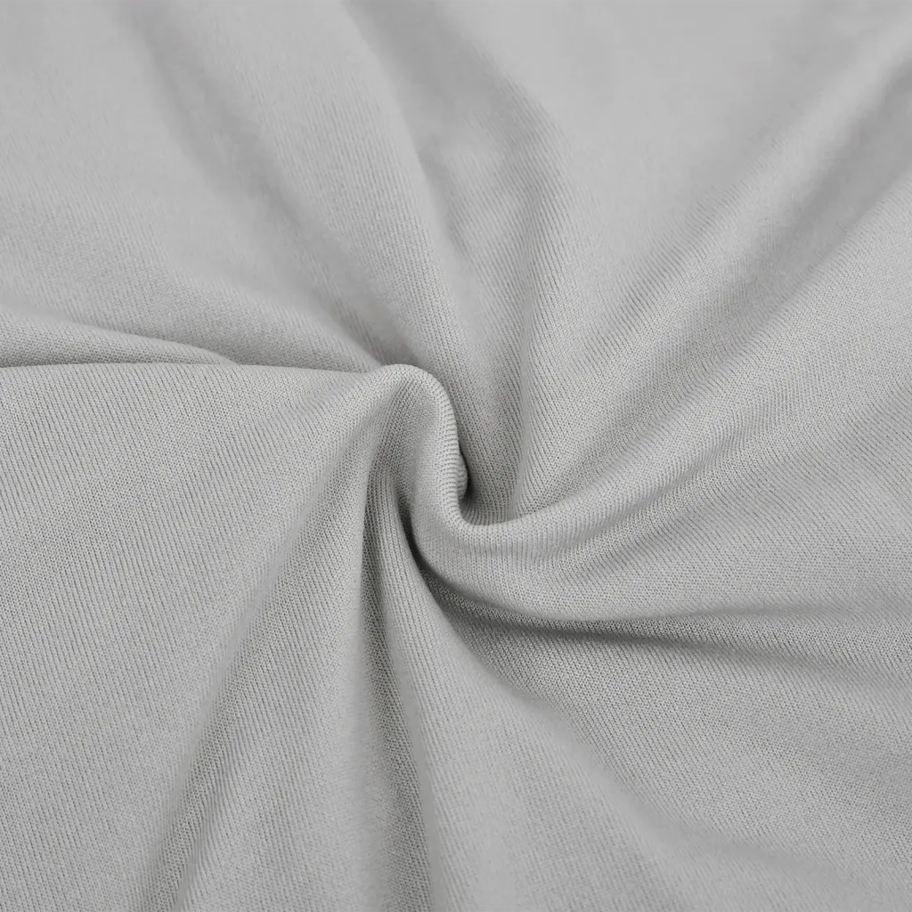 Fodera Elasticizzata Divano 2 Posti in Jersey Poliestere Grigio 332941