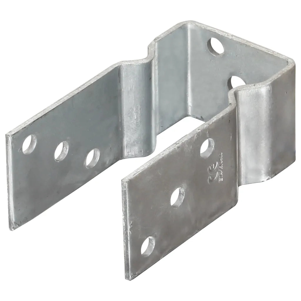 Picchetti per Recinzione 12 pz Argento 7x6x15cm Acciaio Zincato 145328