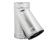 RAC INOX TEE DP 135° 250-300 - ZINCO CALABRIA
