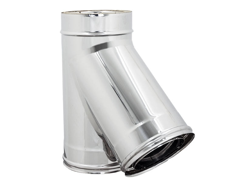 RAC INOX TEE DP 135° 250-300 - ZINCO CALABRIA