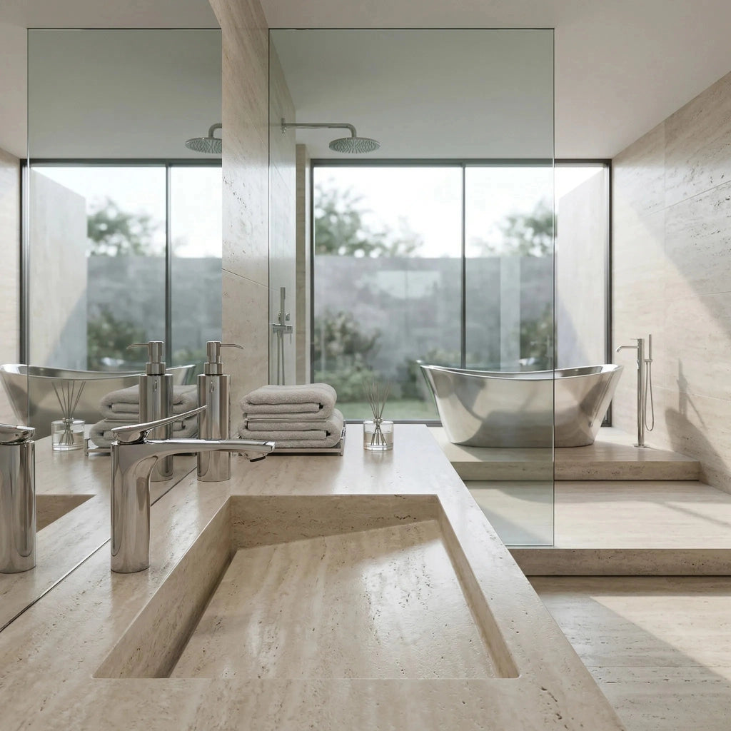 Rubinetto Per Lavabo Premium Rea Vision Chrome Low