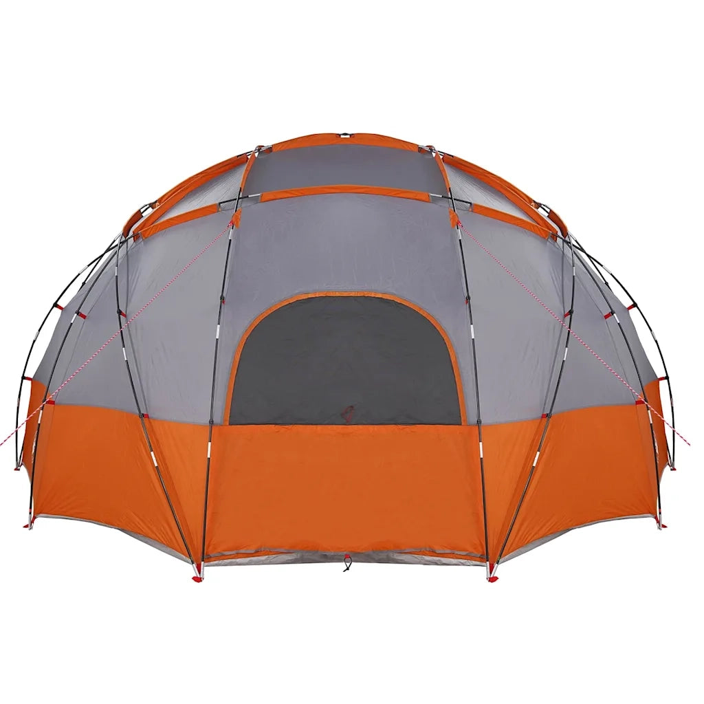 Tenda a Cupola Grigio e arancione 475 x 475 x 235 cm taffet¨¤