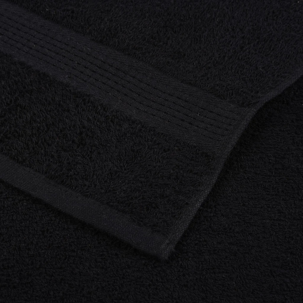 Set di asciugamani 12 pezzi FROGN Nero 360 g/m² 137107