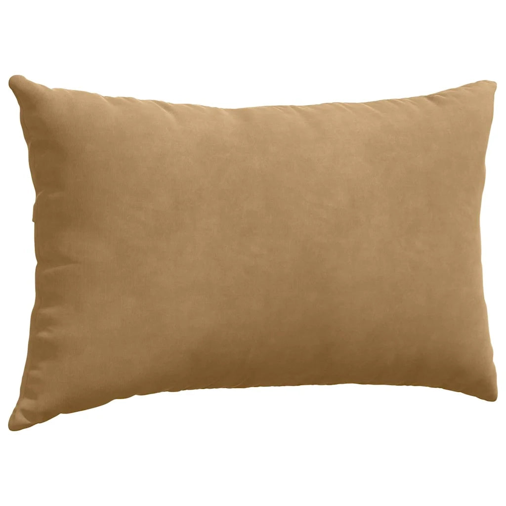Cuscini da Divano 2 pcs Marrone 50 x 30 cm Tessuto in Cords 42013635