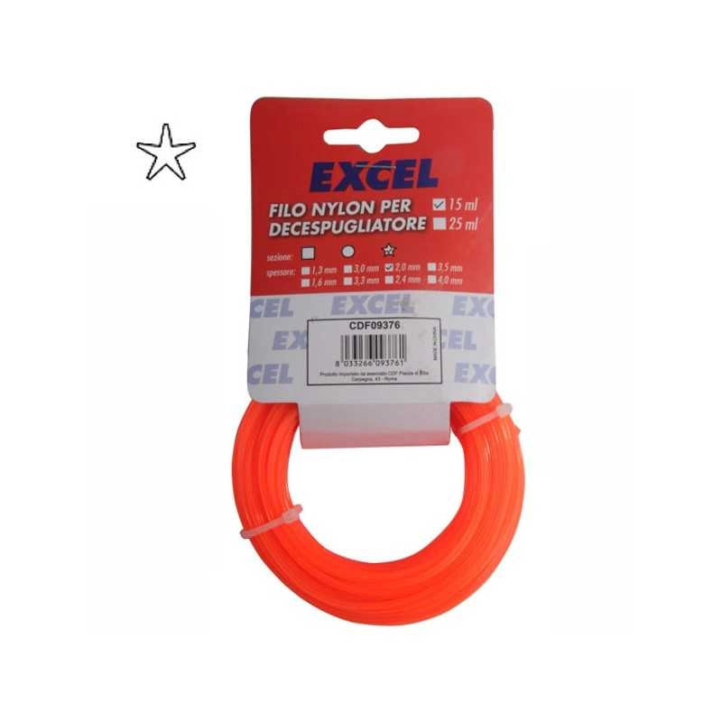 Filo Nylon Pentagono mm 3,0 m 15 Excel 04927