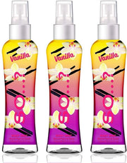 Kit di 3 spray di profumo a base di vaniglia per donne 100ml