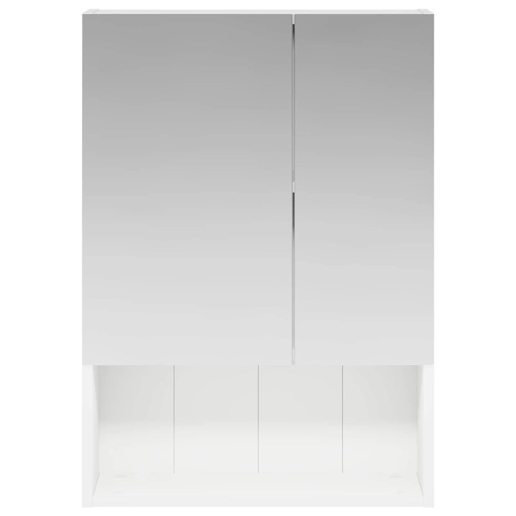 Mobiletto per specchio da bagno Bianco 50 x 14,5 x 70 cm 889199