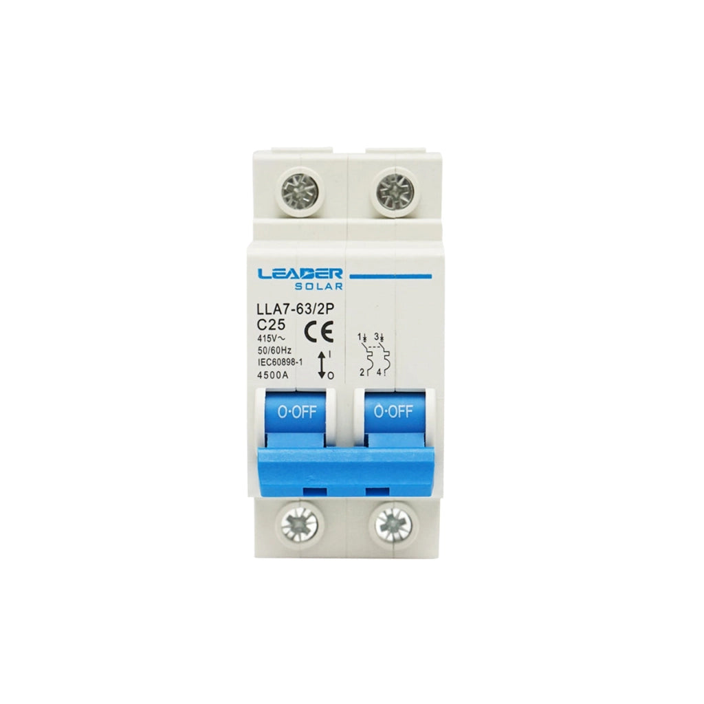 Interruttore automatico tipo fusibile 2P-32-25A-415VAC Leader
