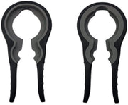 Flesopener universale, plastica, gomma, bianco, 19 x 9,2 x 2,2 cm