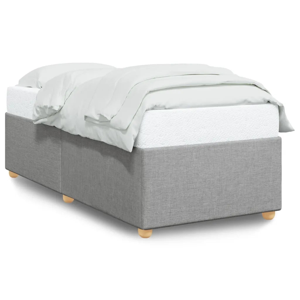 Giroletto senza Materasso Grigio Chiaro 100x200 cm Tessuto 3284708