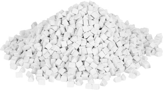 Materiale di riempimento ceramico per tumbling - 3 Lbs - Non abrasivo - Strumento per gioielli - Ideale per appassionati
