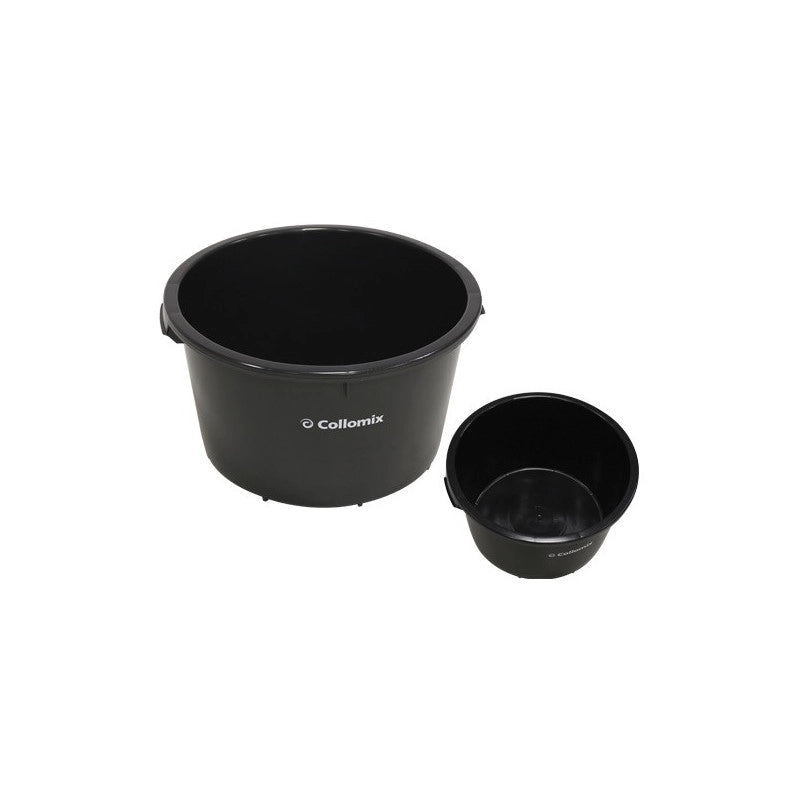 Secchio per malta Collomix 65 L – polietilene nero – compatibile con Collomatic – Collomix