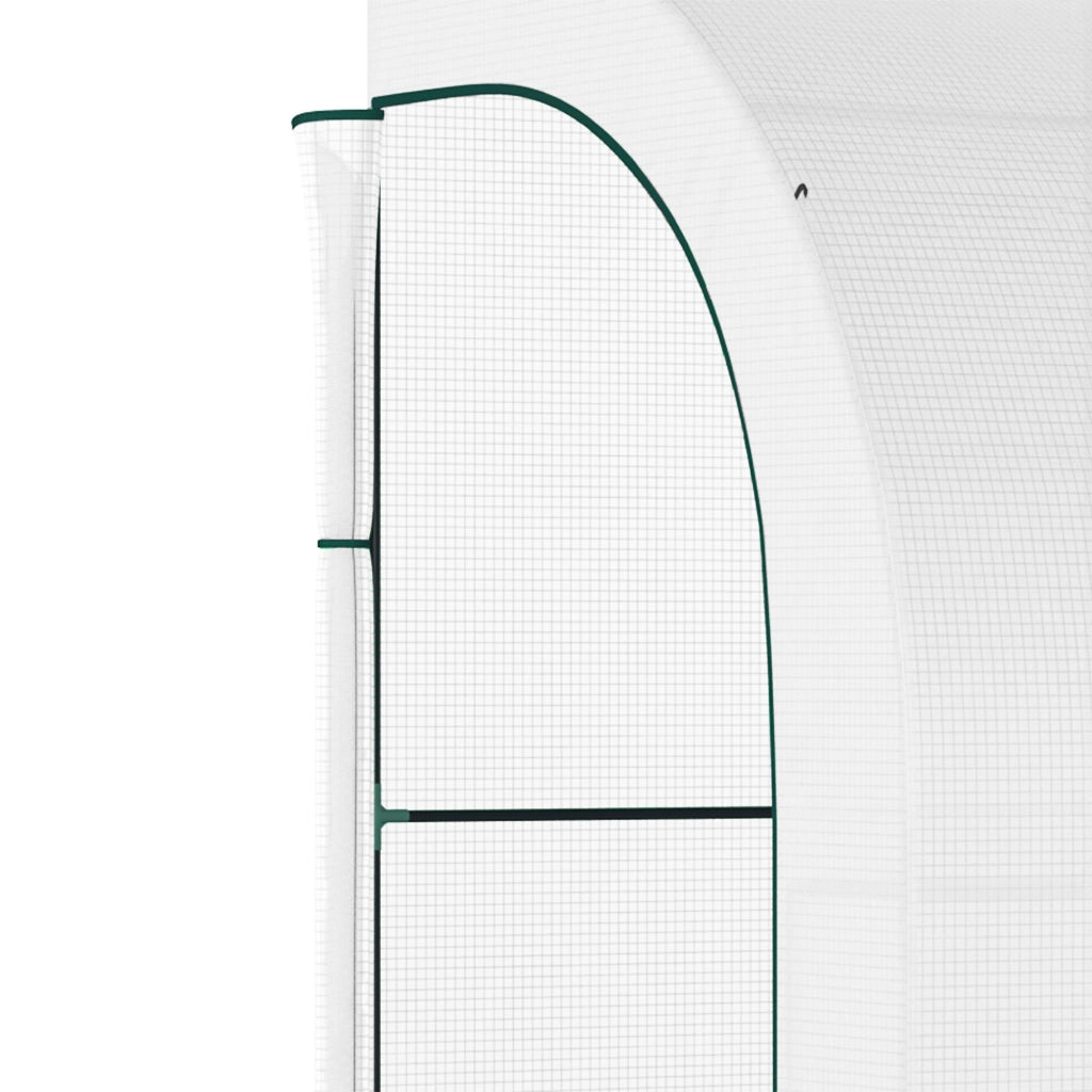 Serra per giardino con copertura in plastica ¨C Minimal ¨C Bianco 3 livelli