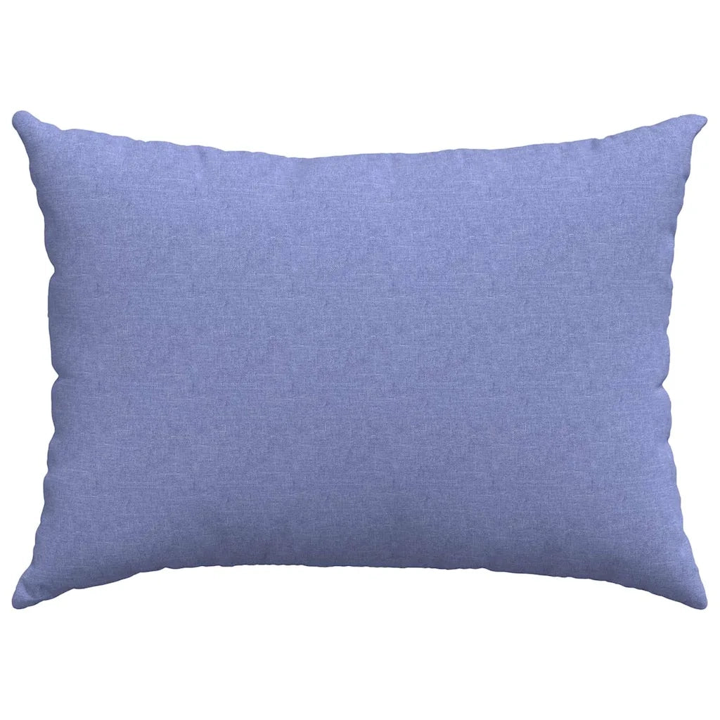 Cuscini da Divano 2 pz-Set di 2 Cuscini per Sofa Blu jeans 70 x 50 cm Tessuto