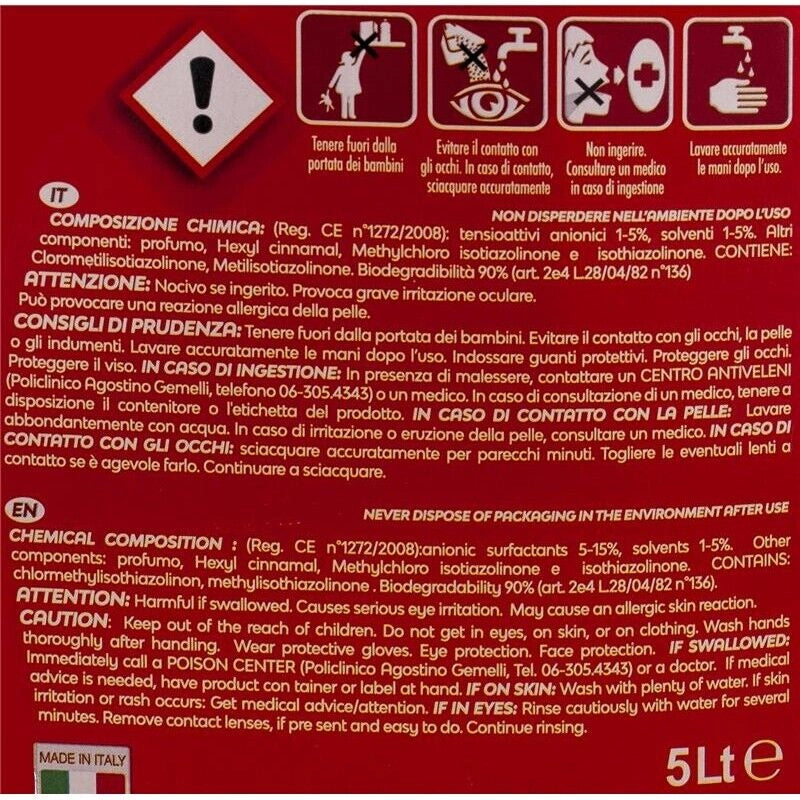 15LT MAURY'S PROFESSIONAL DETERGENTE PAVIMENTI ASCIUTTO RAPIDO IN CONF. DA 3X5LT