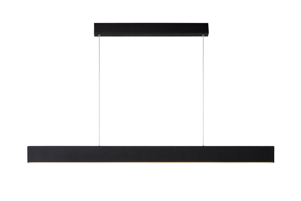 Lampada a sospensione LED moderna nera Raya 36W Lucide