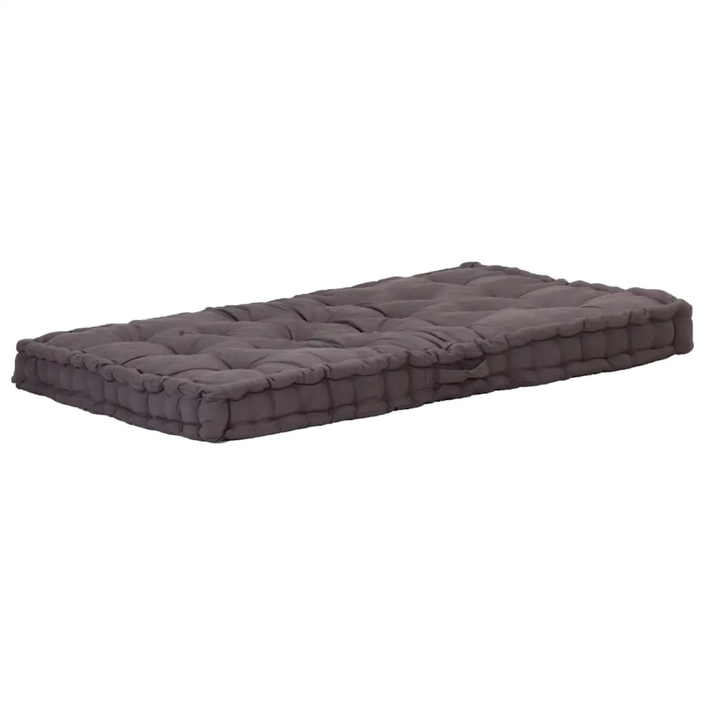 Cuscini per Pallet e Pavimento 2 pz in Cotone Antracite 3053635