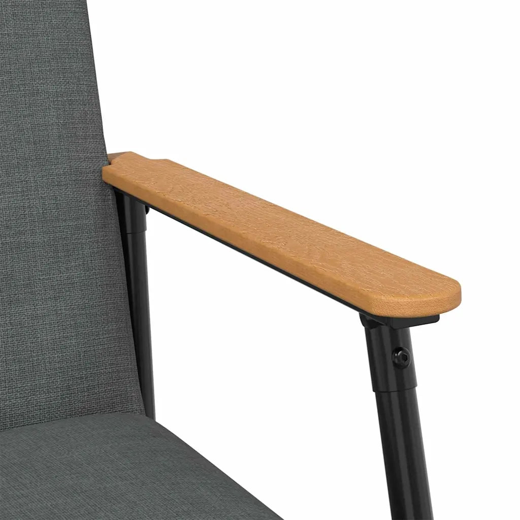 Poltrona | Sedia Relax Grigio scuro Tessuto