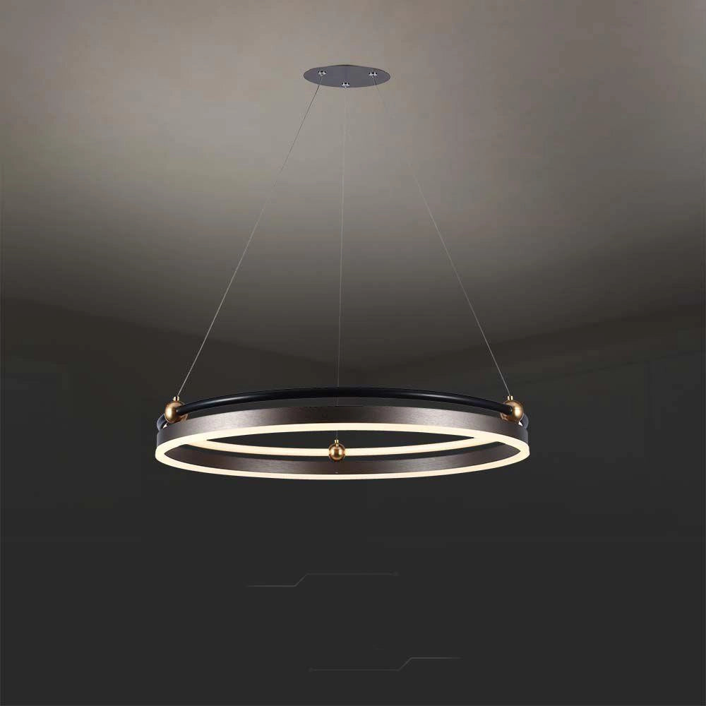 Lampada a sospensione LED Ring 3000K bronzo V-TAC VT-7579